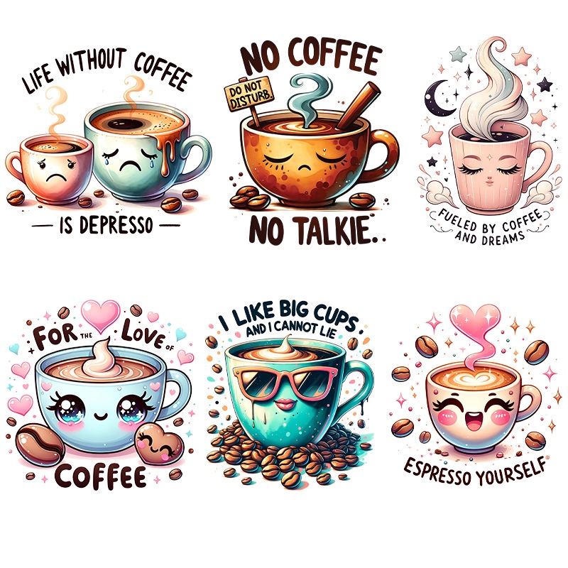 Coffee Equipment Bag - Calcomanías adhesivas de transferencia de calor