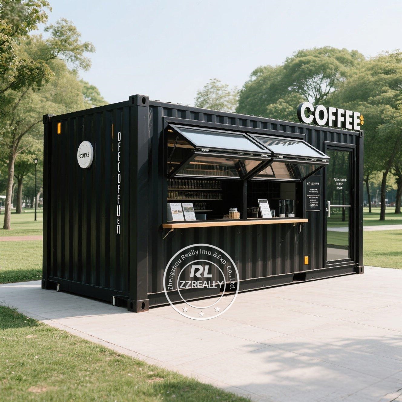 Coffee Equipment Store - Contenedor de cafetería con cocina totalmente