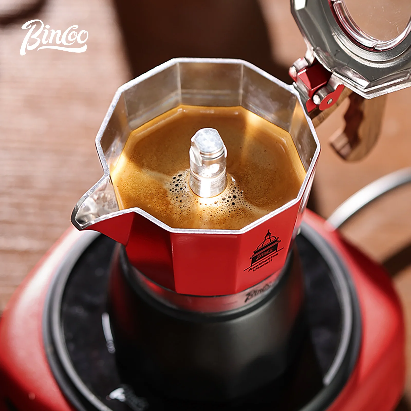 Bincoo-café Moka de doble válv - Coffee Equipment At Home reseña y precio