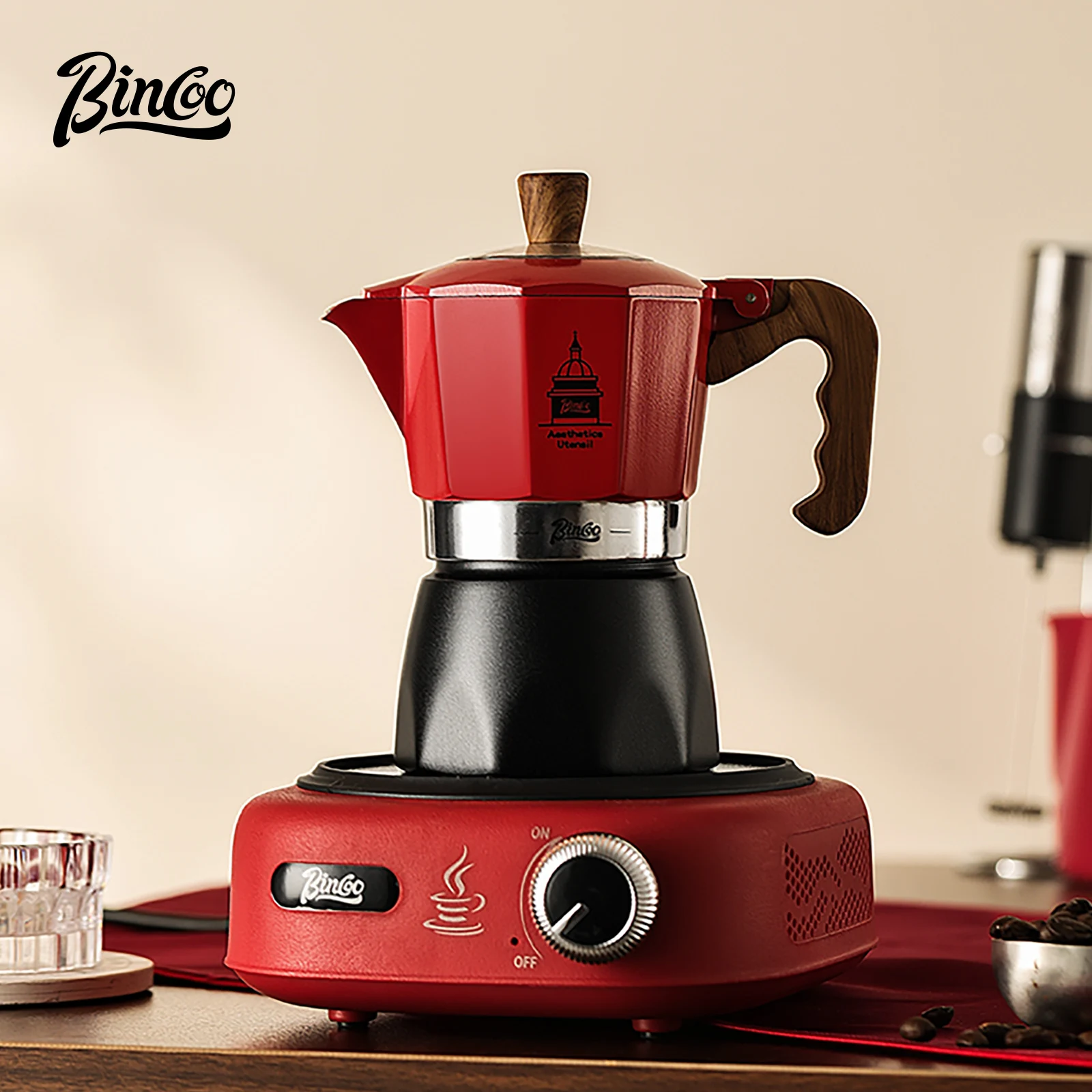 Bincoo-café Moka de doble válv - Coffee Equipment At Home reseña y precio
