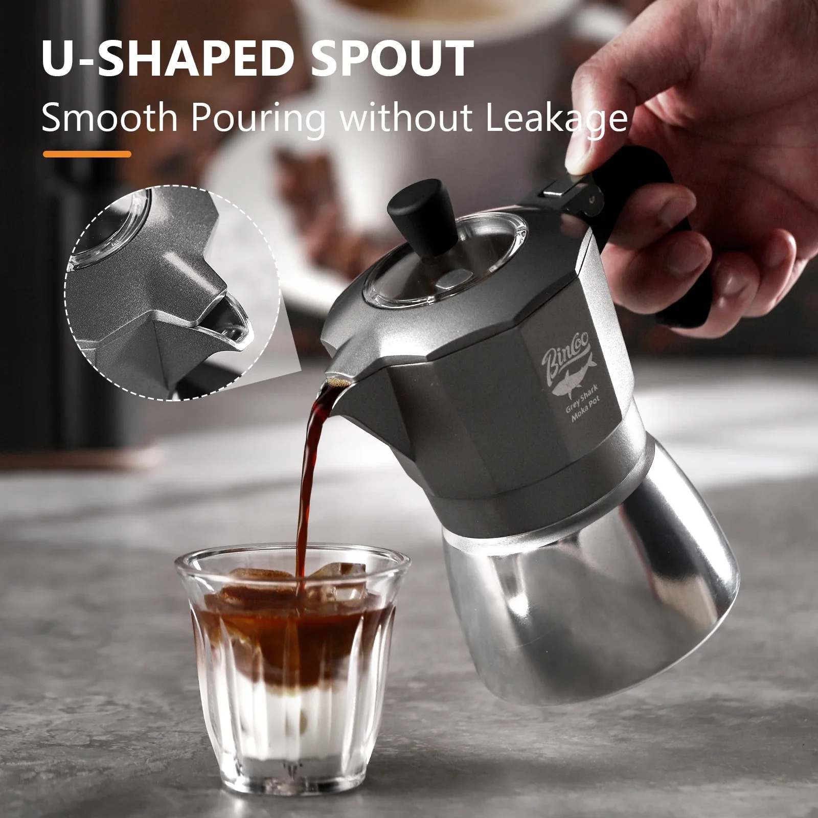 Cafetera Moka Bincoo de 2 Taza - Quality Coffee Equipment reseña y precio