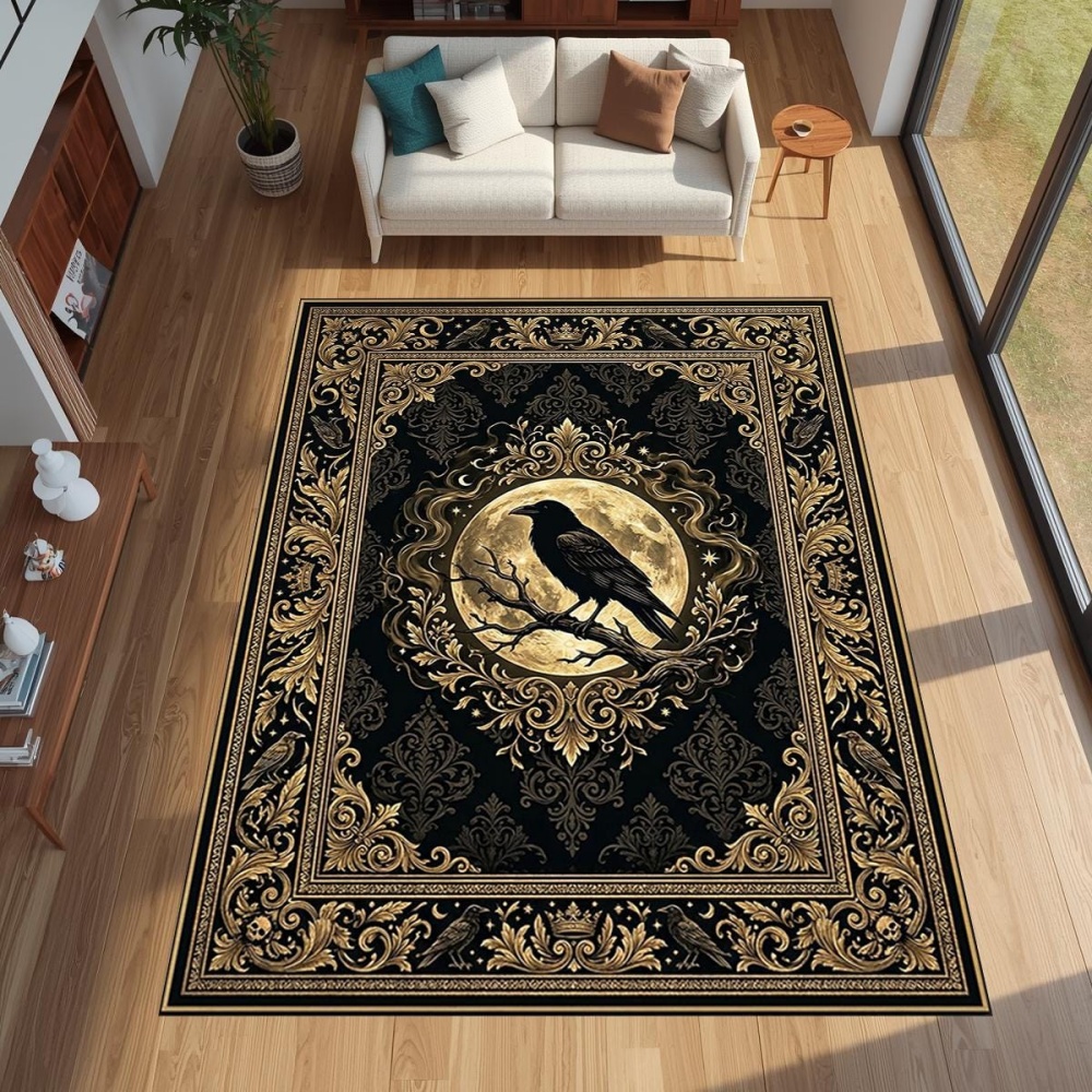 Alfombra grande con estampado  - Coffee Equipment At Home reseña y precio