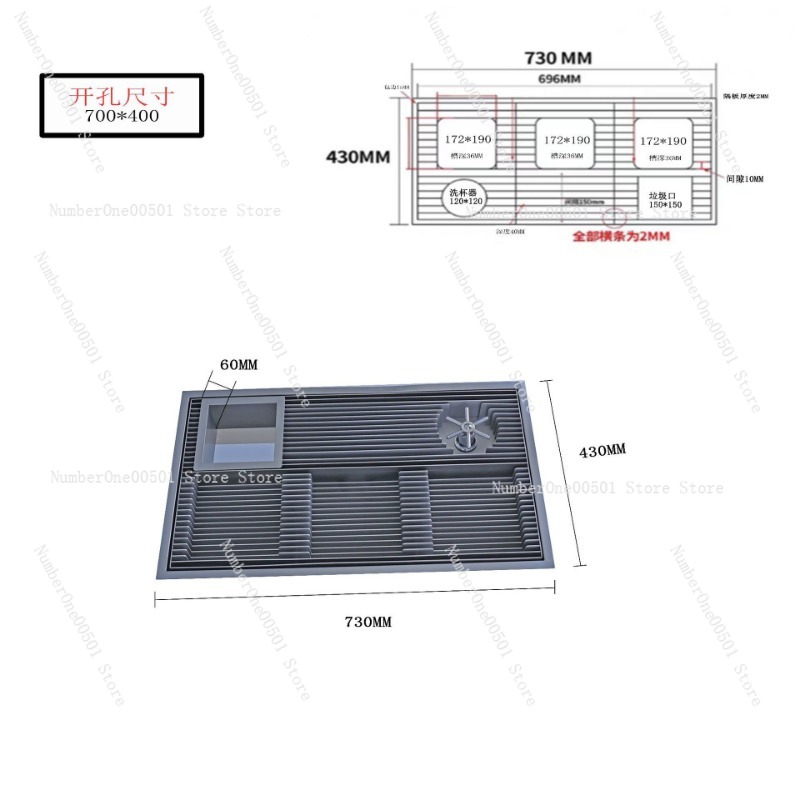 Soporte de bandeja de goteo de - Coffee Equipment Tray reseña y precio