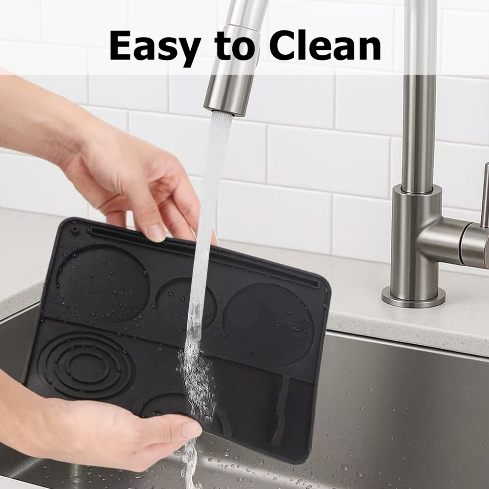 Estera de silicona para cafete - Coffee Equipment Tray reseña y precio